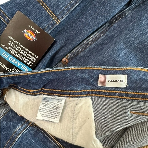 Dickies Denim Carpenter Relaxed Shorts Women's Size 24 Reg NWT - Picture 8 of 16